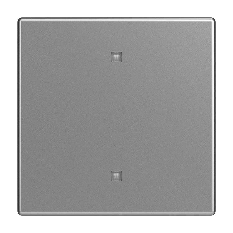 Busch-Jaeger 2570-10-866 Wippe 1-fach für Elektroniktaster mit transparenten Kalotte, edelstahl matt