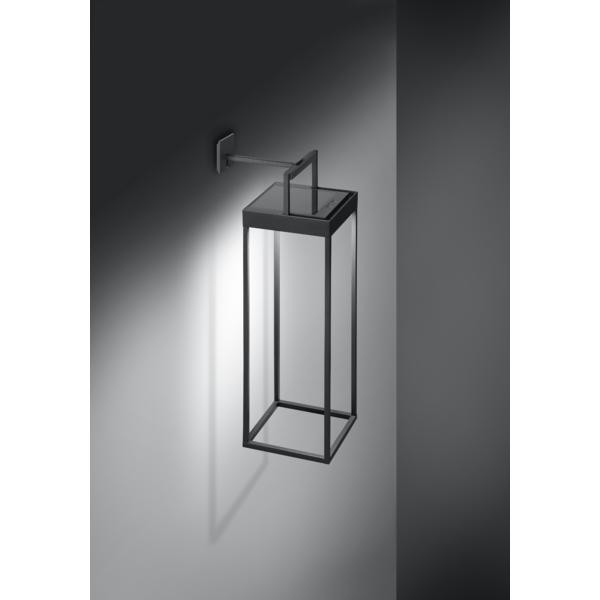 Brumberg 65312103 VARIA LED-Solarwandanbauleuchte, 2,2 W, 3.000 K, schaltbar, IP54, strukturgraphit