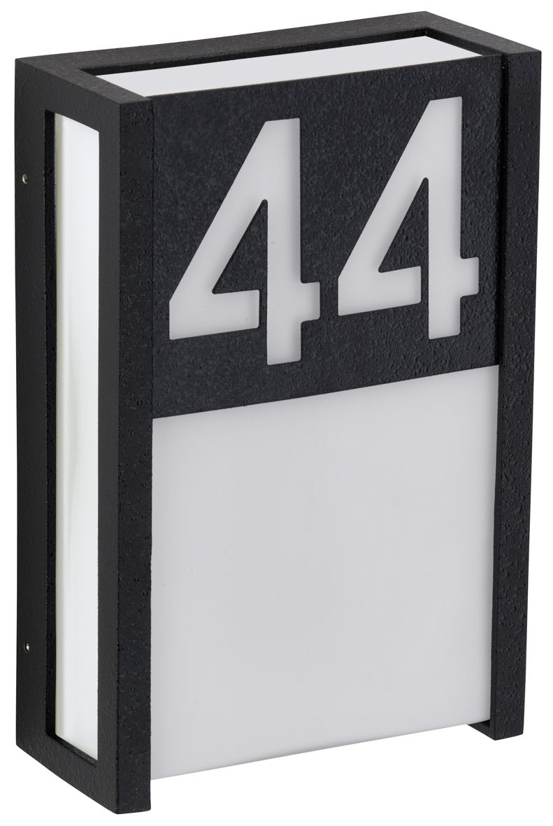 Albert 660031 Hausnummernblende für Wandleuchte ..6400, schwarz