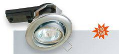 EVN 525014 Halogen-Einbaustrahler 230V/GU10, schwenkbar