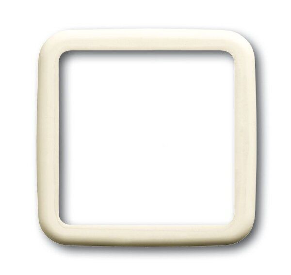 Busch-Jaeger 2562-212 Zentralscheibe als Abdeckung für Unterputz-Infolicht, Größe Infofeld 43x43 mm, weiß glänzend, Busch-Duro 2000 SI