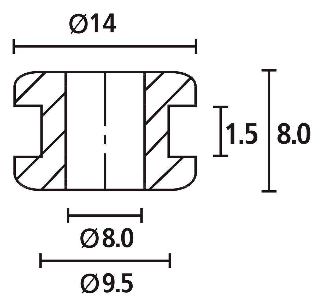HellermannTyton 639-60000 Knickschutz- und Durchführungstüllen Set HOT Kit, 100 teilig