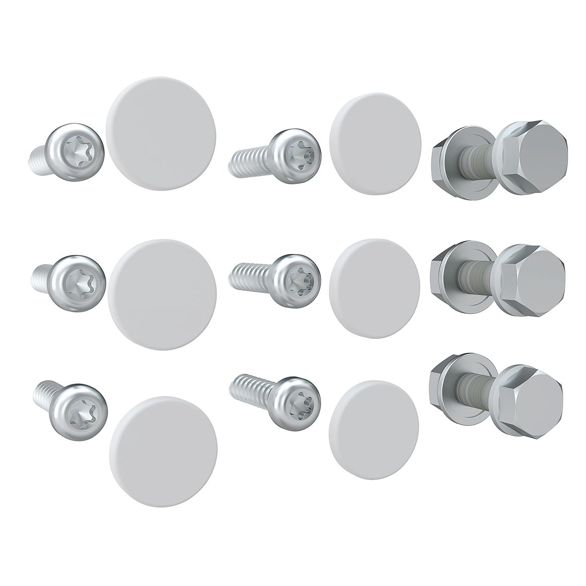 ABN ABNRY01025 Schrankverbindungsset, senkrecht, für R-Gehäuse