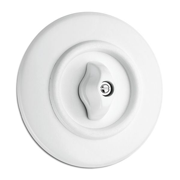 THPG 186886 Drehschalter Wechsel Duroplast, weiß