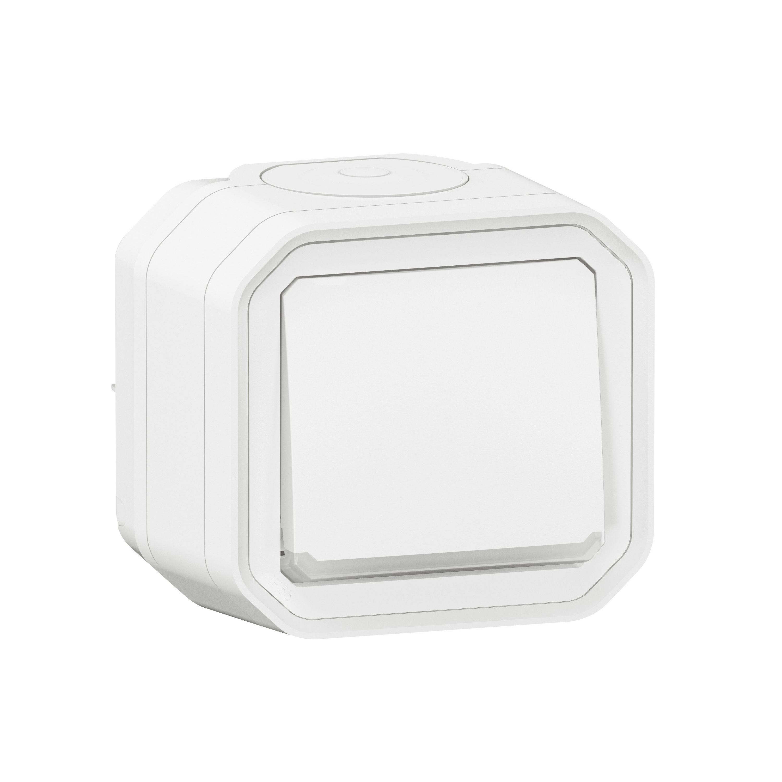 Legrand 069762L Plexo New Feuchtraum-Aufputz Taster beleuchtet 10 A, ultraweiß