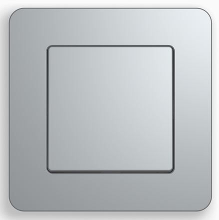 Berker 10116184 Rahmen 1-fach, Q.7, aluminium samt