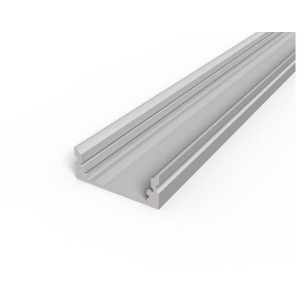 Brumberg 15891260 QualityFlex ONE LED-Anbauprofil-Komplettset, 2500 x 17,3 x 7 mm, alu eloxiert