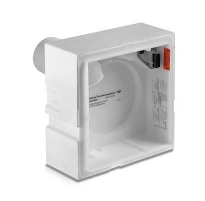 Lunos 039832 Außenwand-Unterputzgehäuse 3/UP-AS10,7 mit Abluftstutzen, Rückschlagklappe, 107mm Tiefe