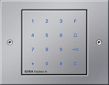 Gira 260567 Gira Keyless In Codetastatur, Gira TX_44, (WG UP), anthrazit