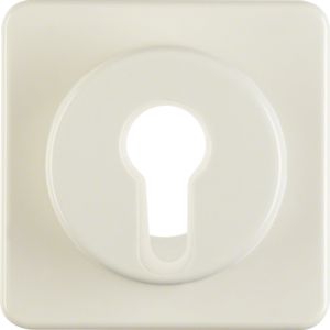 Berker 151912 Zentralstück für Schlüsselschalter/-taster wg Up IP44 weiß glänzend
