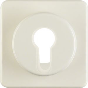 Berker 151912 Zentralstück für Schlüsselschalter/-taster, wg Up IP44, weiß glänzend