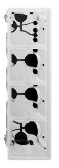 Gira 375700 Gerätedose 4-fach luftdicht für den flachen Einbau, Gira F200