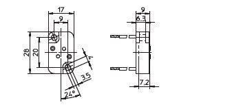 Houben 100662 G6.35-, GY6.35-Fassung