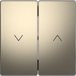 Merten MEG3855-6050 Wippe für Rollladenschalter und -taster, System Design, Nickelmetallic