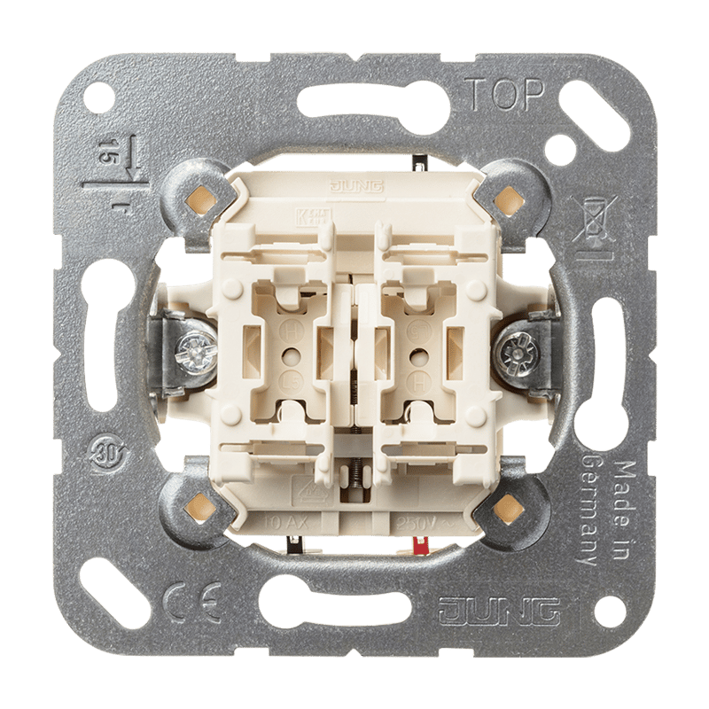 Jung 539 VU Jalousie-Wipptaster, 1polig (1 Antrieb)