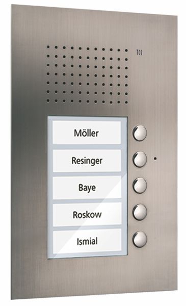 TCS PUK05/1-ES PUK Außenstation Sprechanlage Unterputz für 5 WE