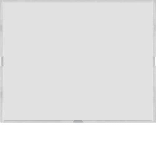 Berker 80161770 KNX Tastsensor 1fach mit Beschriftungsfeld, RGB LED und internem Temperaturfühler, K.1/K.5, polarweiß glänzend