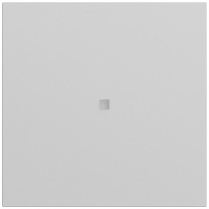 Gira 537176 Wippe 1-fach unbedruckt mit Kontrollfenster, System 70, grau matt (lackiert)