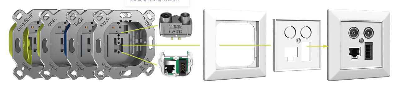 Homeway TwiGa LAN/LAN Modul HW-EKTLL10GS1 10GbE