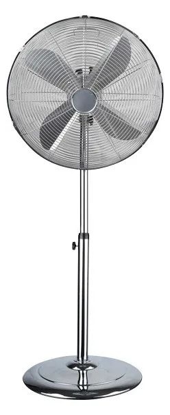 HELLER STV 458M Standventilator Ø 45 cm, 60W, 1300 mm, Metall chrom