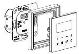 Jung DABASW Smart Radio DAB+, Serie AS/A, schwarz