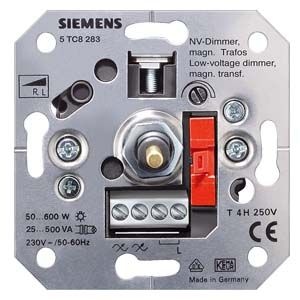 Siemens 5TC8283, Dreh-Dimmer für Niedervolt 50-600 W