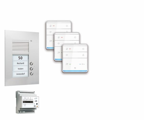 TCS PPUF03-EN/01 Audio-Außenstation, Serie PUK, einspaltig mit Freisprecher TASTA Audio 3 WE