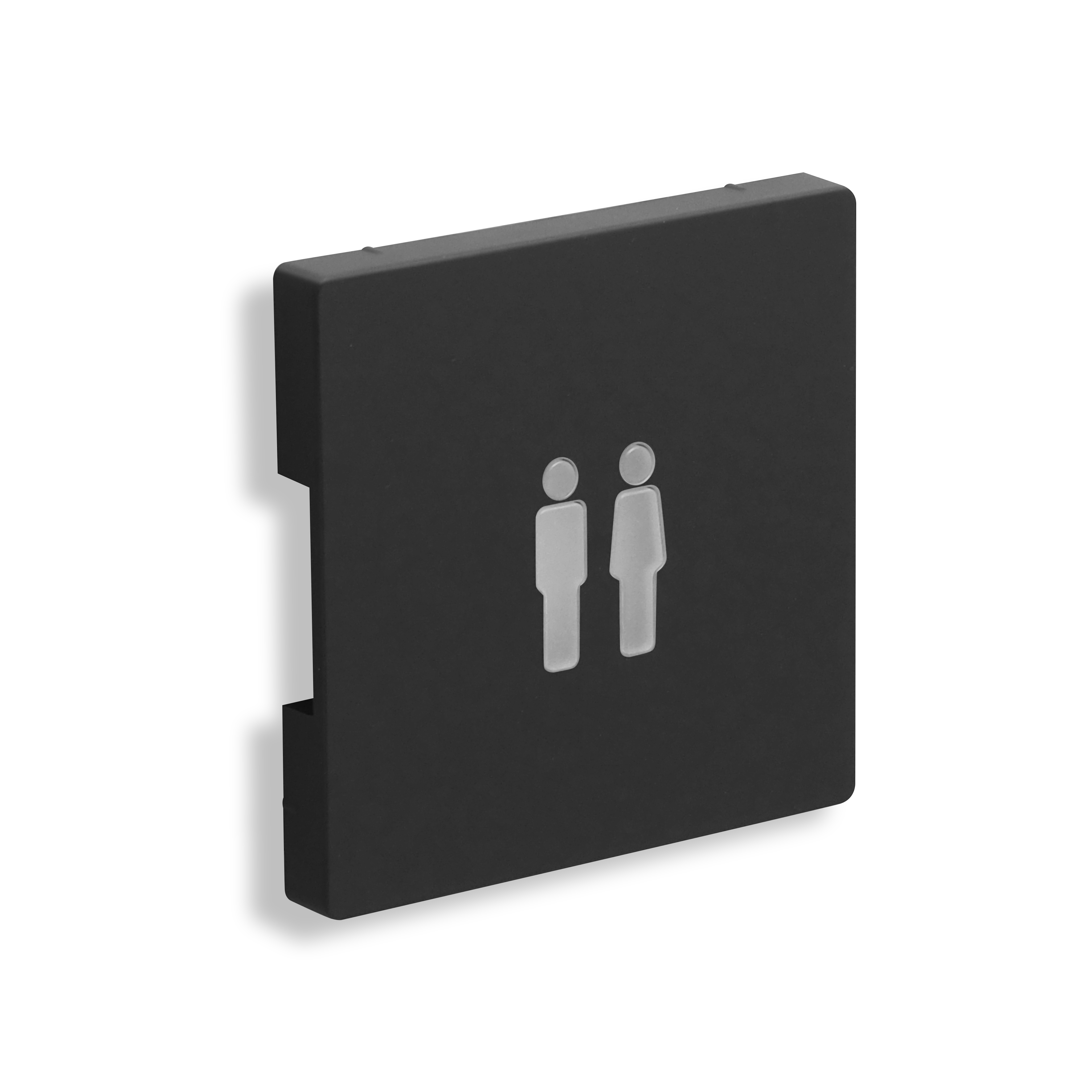 qles SYL6034 Symbollicht, für Merten D-Life, beleuchtet/LED/RGB, Anthrazit, lackiert, IP44