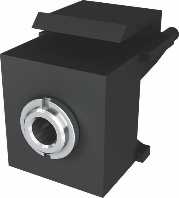 Bachmann 917.157 Keystone Miniklinke 3,5 mm, schwarz
