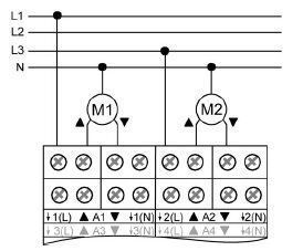 Gira 216000 Jalousieaktor 4-fach 230V AC mit Handbetätigung