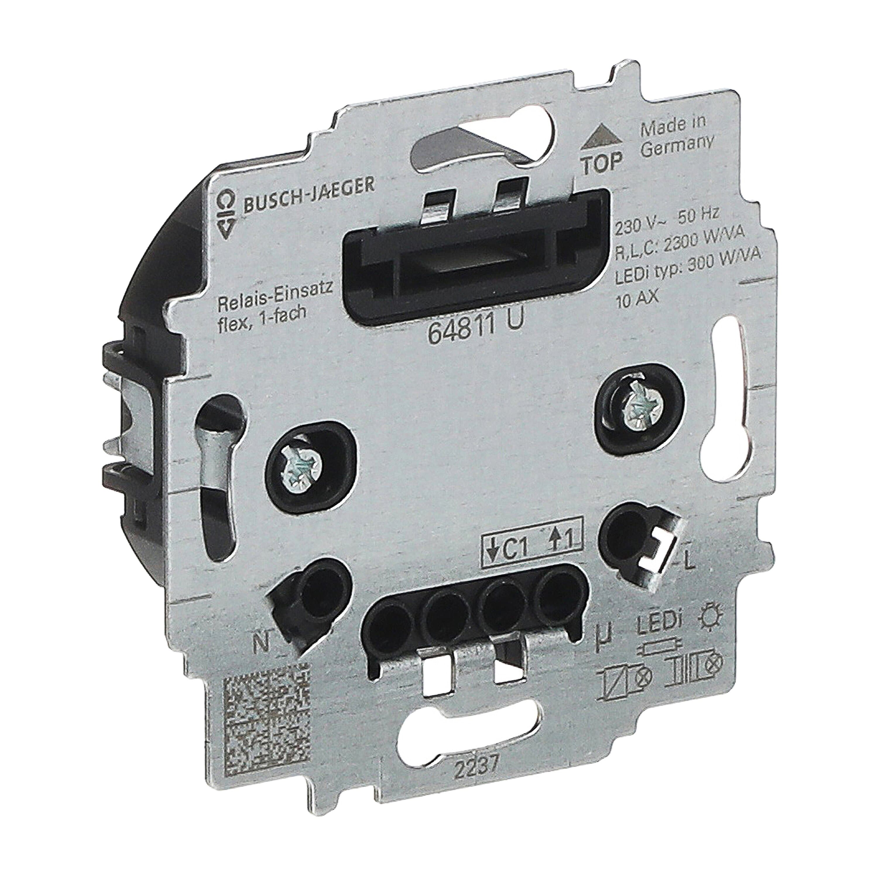 Busch-Jaeger 64811 U Relais-Einsatz flex, 1-fach, 230 V