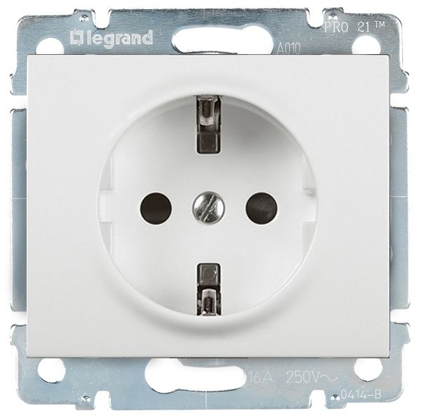 Legrand 771063 Schutzkontakt-Steckdose SL mit erhöhtem Berührungsschutz