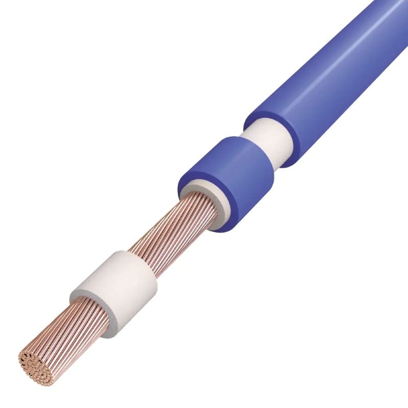 H1Z2Z2-K 4 mm² Solarkabel, 500m-Trommel, blau
