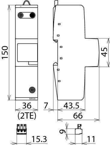Dehn + Söhne 961205 Kombi-Ableiter 1 DEHNvenCI