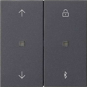 Gira 536728 S3000 Jalousie- und Schaltuhr BT Pfeile, System 55, anthrazit
