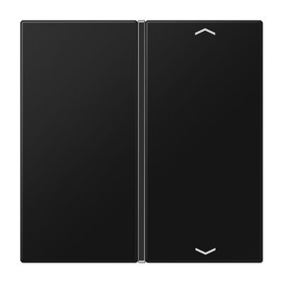 Jung LS401TSAPSWM Taste 1-fach, mit Pfeilsymbolen, F40, Serie LS, graphitschwarz matt
