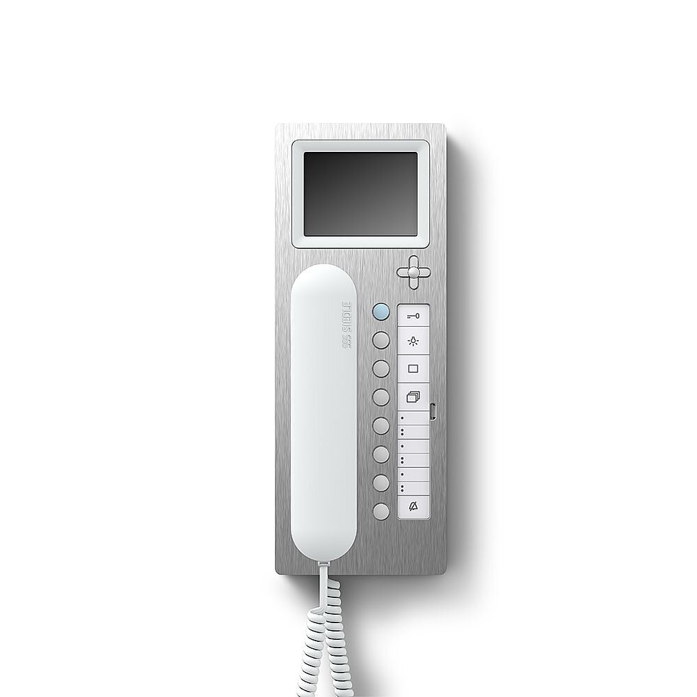 Siedle BTCV 850-03 E/W Video-Haustelefon Comfort, Edelstahl/ws