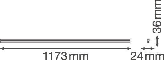 Ledvance LN Comp. High Out. LED-Lichtleiste 20W, 3000K, 1200mm