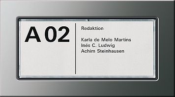 Gira 1002335 Abdeckrahmen 2-fach ohne Mittelsteg für flachen Einbau, Gira E2, edelstahl