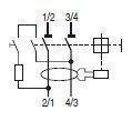 Hager CFA 263 D Fehlerstrom-Schutzschalter, 2polig, 63A, 300mA, Typ A