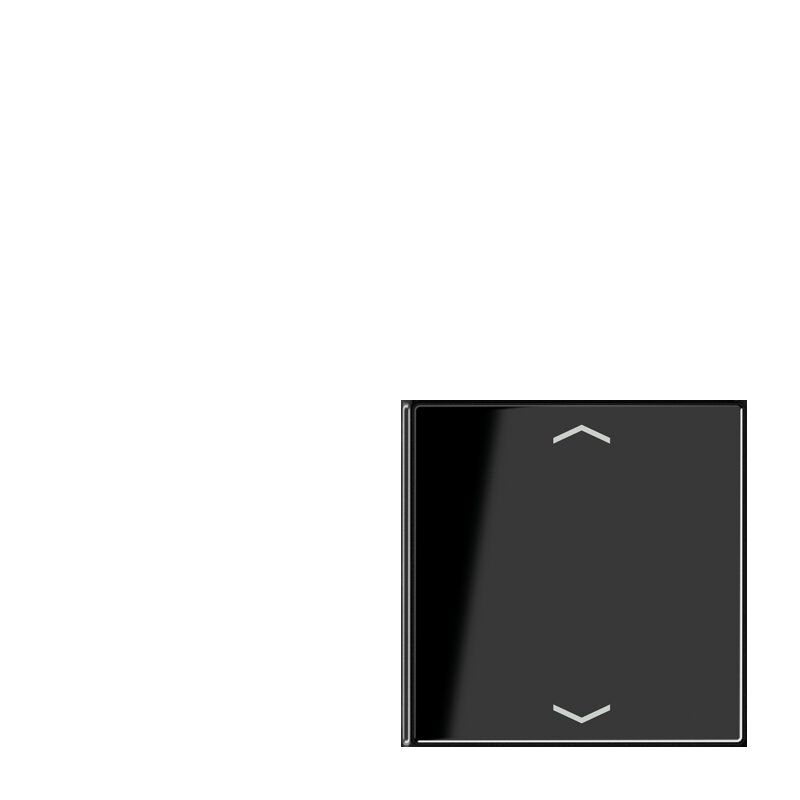 Jung LS404TSAPSW14 Taste 4-fach, 1+4, mit Pfeilsymbolen, F40, Serie LS, schwarz