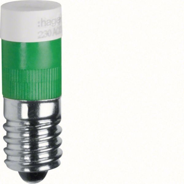Hager WDA2727G LED-Lampe E10, Zubehör, grün