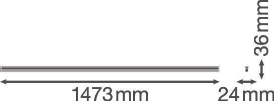 Ledvance LN Comp. High Out. LED-Lichtleiste 25W, 4000K, 1500mm