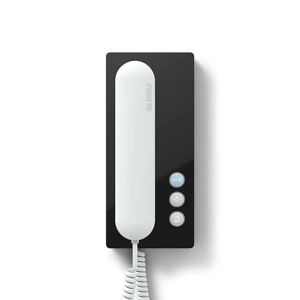 Siedle BTS 850-02 SH/W Haustelefon Standard, schwarz glänz./weiß