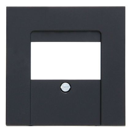 Kopp 373115006 HK07 - TAE-Abdeckung, 1-3 Anschlüsse (oder 2-fach USB-Steckdose), Farbe: anthrazit