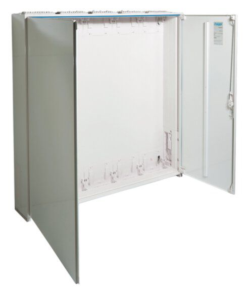 Hager ZB45S, univers Z Leerschrank m. Tür IP44, H=1250mm, 5 Felder