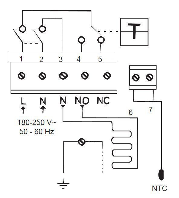 Devi 140F1080 DEVIreg™ 610 Aufputz-Thermostat mit Fühler