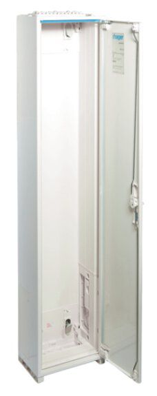 Hager ZB51S, univers Z Leerschrank m. Tür IP44, H=1400mm, 1 Feld