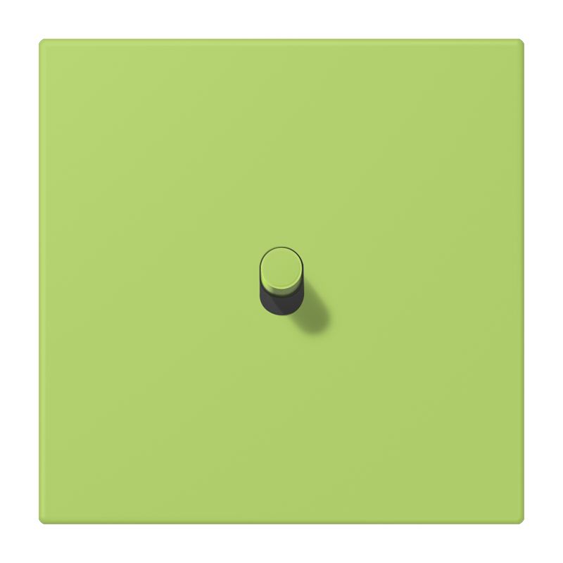Jung LC12-0R0221 Abdeckung mit Kipphebel "Zylinder", 1 Kipphebel, vert clair