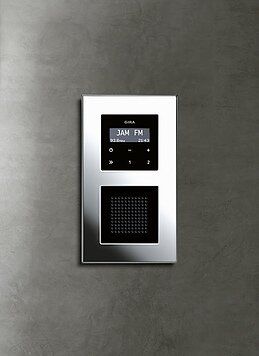 Gira 228203 Lautsprecher für Unterputz-Radio, System 55, reinweiß glänzend